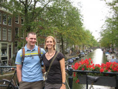 Ben and Alonna in Amsterdam