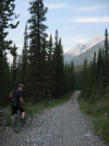 Ben biking Goat Creek
