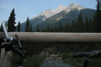 Alonna\'s bike and a nice view