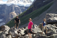 Bouldering at Consolation Lake