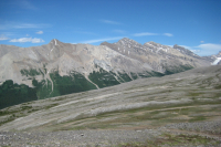 The top of Parker\'s Ridge - can you find Alonna hiking?