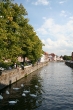 Pretty canal in Bruges