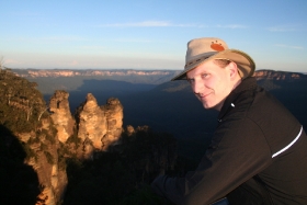 Ben in the Blue Mountains