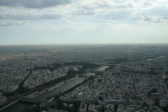 View from top of Eiffel Tower