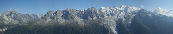 Chamonix mountains