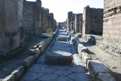 Pompeii street with ruts