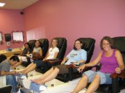 Pedicures for the girls