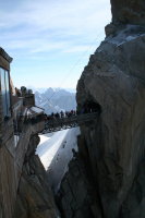 Bridge to get to the taller peak