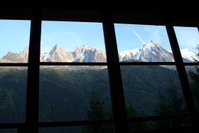 View from the chalet living room