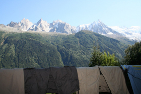 Doing laundry in the Alps