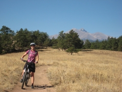 Alonna Biking in Hall Ranch