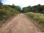Rough road out of Santa Elena
