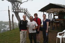 This guy works up here monitoring the volcano