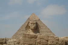 The Sphinx and Khafre Pyramid