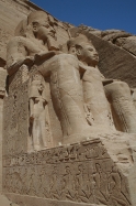 Huge statues at Abu Simbel