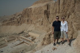 Ben and Alonna, Queen Hatshepsut Temple
