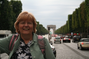 Robin on Champs Elysees