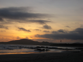 Sunset from Puerto Villlamil