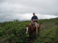 Ben riding a horse