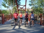 Biking on the greenbelt