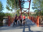 Biking on the greenbelt