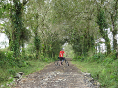 Ben Biking near Arenal Volcano