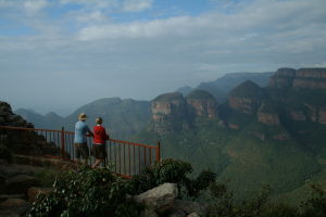 Enjoying the view at Blyde River Canyon