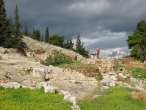 Exploring Greek ruins