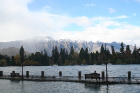 Ben enjoying the view in Queenstown