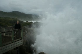 Ben at Pancake Rocks