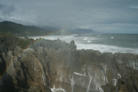 Rainbow in the after-mist