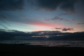 Sunset on the west coast