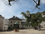 In the fortress courtyard