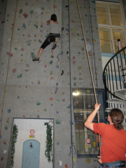 Katy is a great climber!
