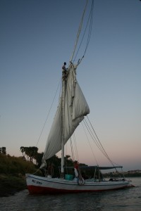 Felucca sail boat
