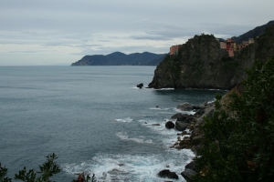 View of the next town, Manarola