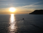 Sunset in the Mediterranean