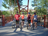 Biking on the greenbelt