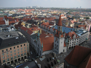 View from St Peters Church tower
