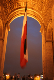 Arc de Triomphe at night