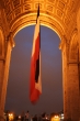 Arc de Triomphe at night