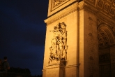 Arc de Triomphe at night