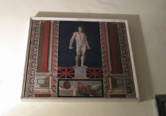 Outdoor scene wall mosaic