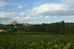 Hill town in the Cote du Rhone