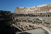 Inside the Colosseum - with a partial stage