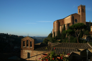 View from our hotel in Siena