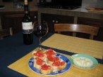 My delicious homemade bruschetta